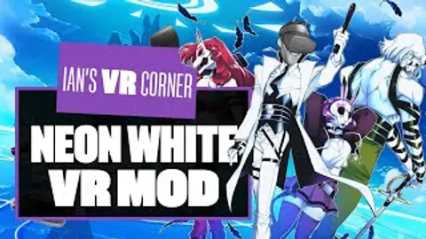 Playing Neon White In VR Is FANTASTIC - The Perfect 'Just One More Go' VR Game! - Ian's VR Corner